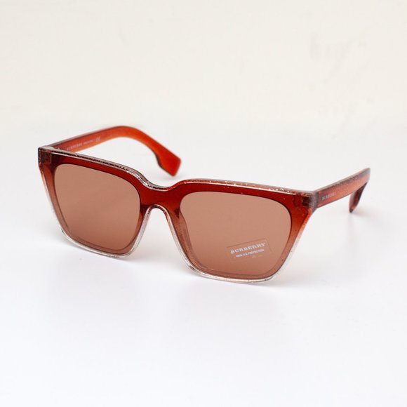Burberry Brown Square Sunglasses 55mm | NWT | Authentic | Made in Italy - Picture 1 of 7